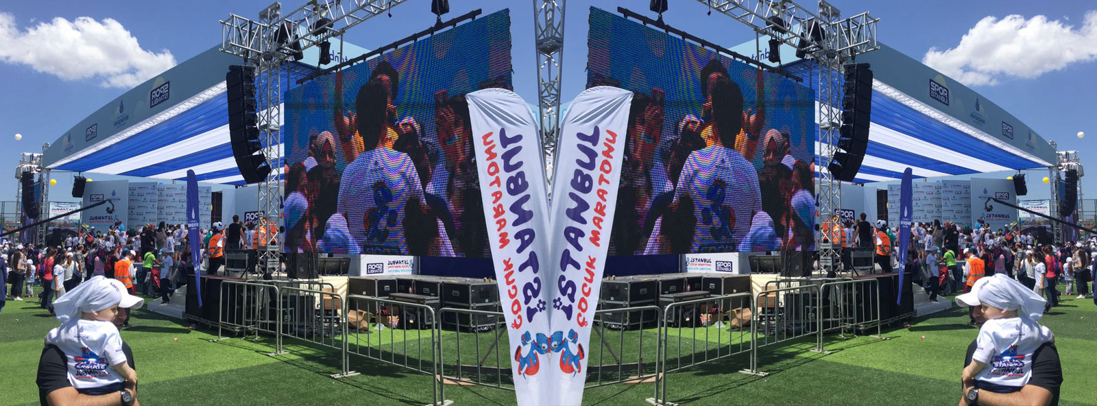 İSTANBUL ÇOCUK MARATONU 7mm Outdoor Led Ekran Hizmeti